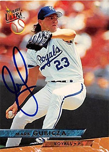 Sports Memorabilia Autograph Warehouse 247214 Mark Gubicza Autographed Baseball Card - Kansas City Royals 1993 Fleer Ultra - No. 208