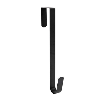 Sattiyrch 12" Wreath Hanger for Front Door,Steel Over The Door Hanger Hook,Wreath Door Hanger (Textured Bronze, 4)