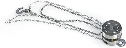 TOUCAN RC HOBBY US in Stock JDM Metal Chain LiftBlock Tackle Hoist Heavy Duty Load for 1/10 RC Gantry Crane