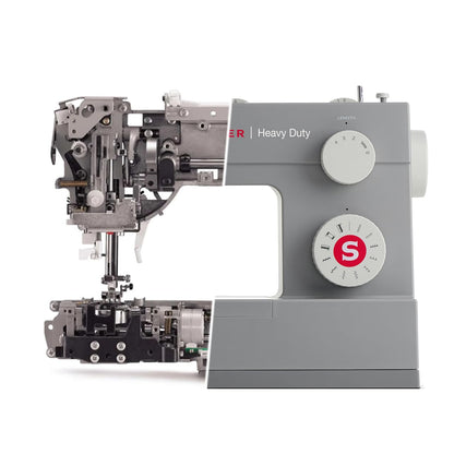 SINGER® Heavy Duty 4423 (Grey) High Speed Sewing Machine + Accessories | 23 Built-In Stitches Deliver 97 Stitch Applications | 50% More Power, 1100 Stitches/Min | Metal Frame, 1-Step Buttonhole