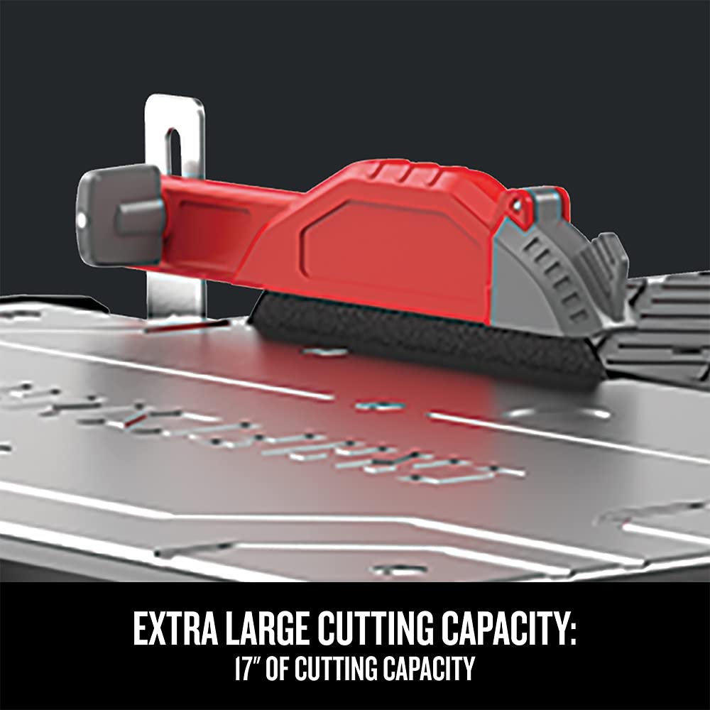 CRAFTSMAN V20 Tile Cutter, Wet Tile Saw, Compact Sliding Cart, 7 inch, Cordless, Battery and Charger (CMCS4000M1)
