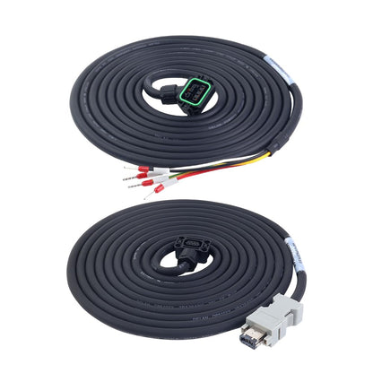 STEPPERONLINE AC Servo Motor kit A6 Series 400W Servo Motor 3000rpm 1.27Nm 17 Bit Absolute Encoder IP67 + 400W Impuls/RS485/analoger AC Servo Motor Driver+ 3.0M Cabels