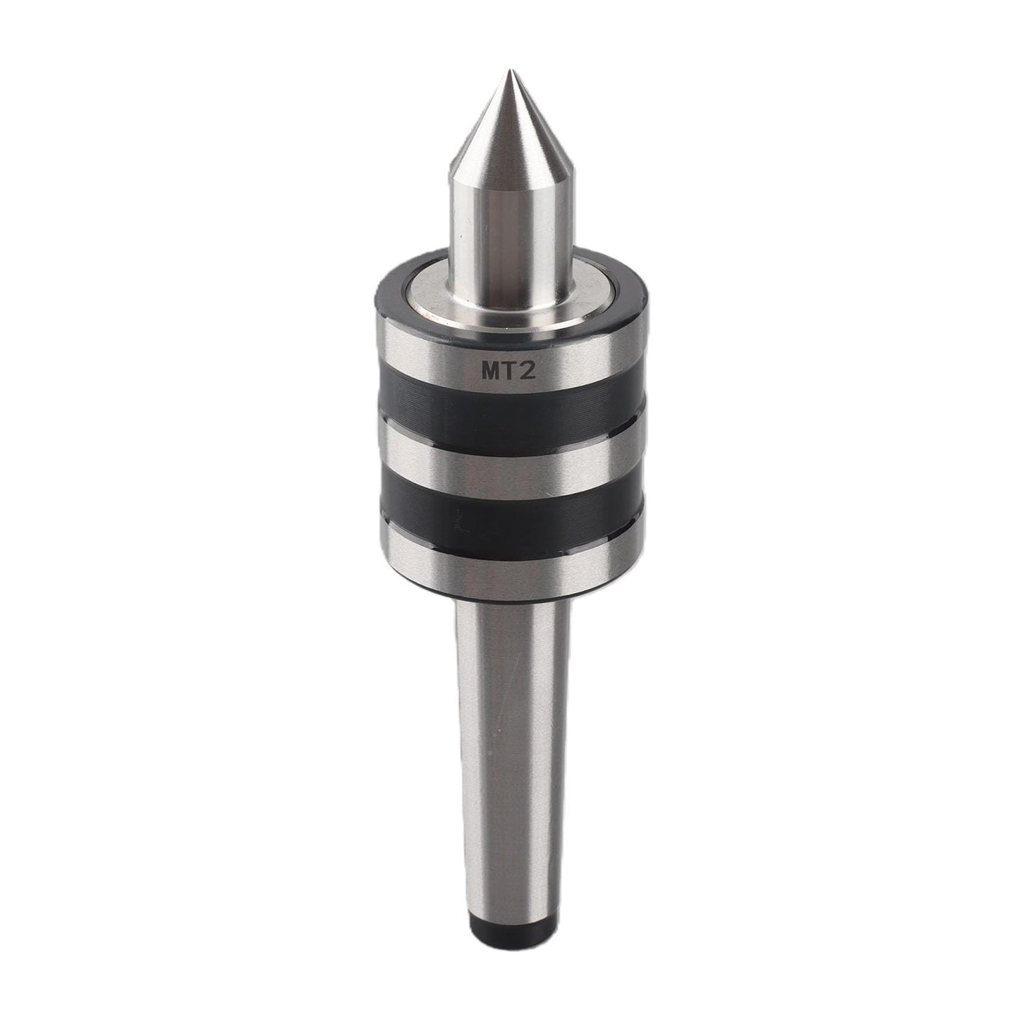 AUNMAS MT2 Live Revolving Center, High Medium Turning Tools Parts for Lathe Tailstock Machine High Speed Turning, 0.01 Accuracy