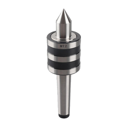 AUNMAS MT2 Live Revolving Center, High Medium Turning Tools Parts for Lathe Tailstock Machine High Speed Turning, 0.01 Accuracy