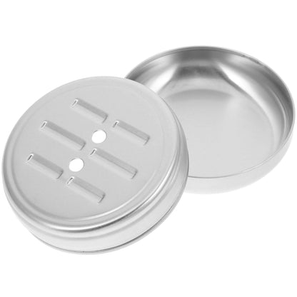HOLIDYOYO Metal Storage Jar Candle Empty Can Food Jar Balm Can Candle Storage Jar Small Tin Box Lid