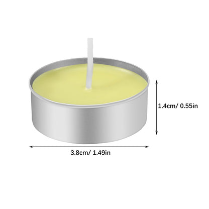 Operitacx 150 Pcs Aluminum Tea Light Cups & 150 Candle Wicks - Empty Metal Tins and Wax Containers for DIY Candle Making Supplies