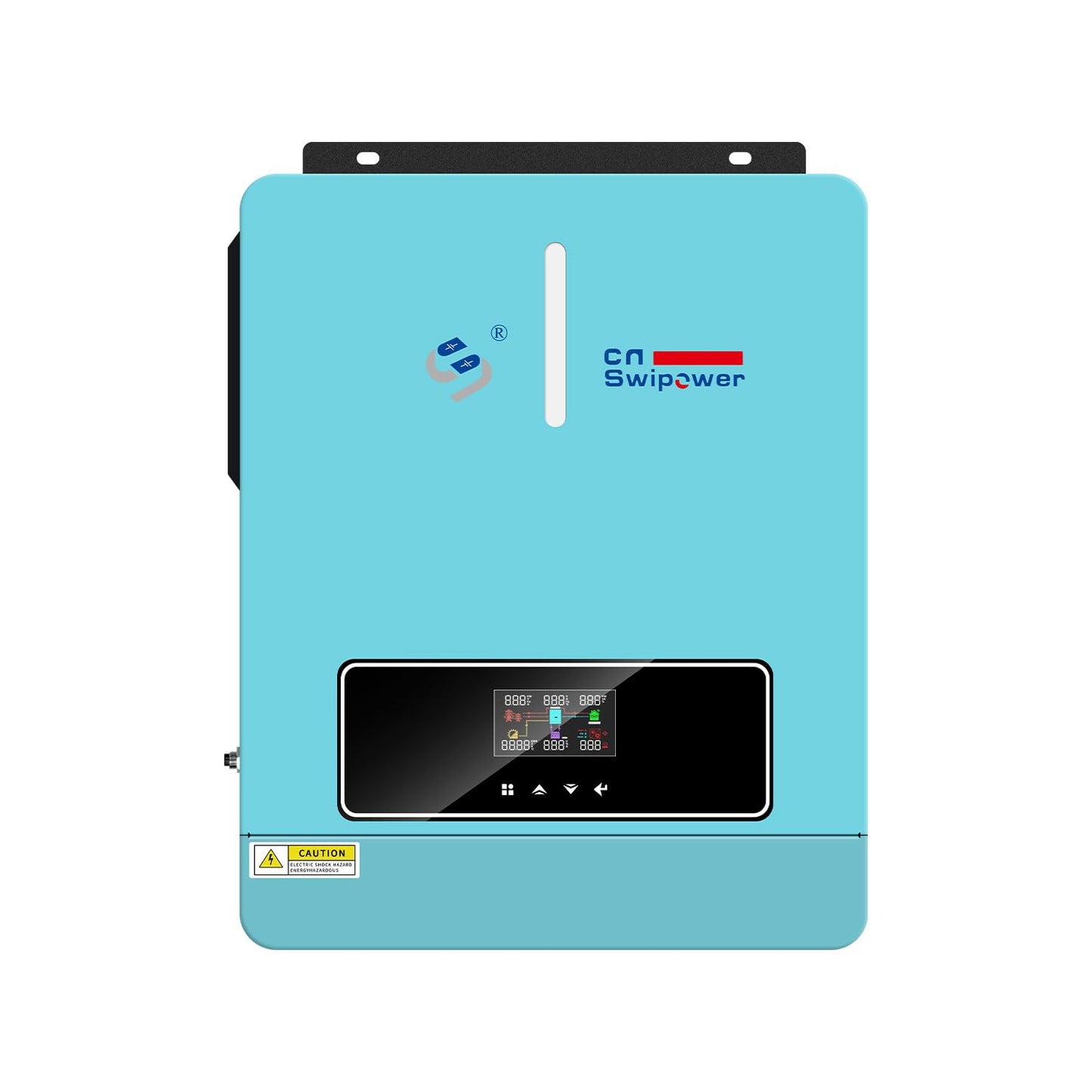 3600W Pure Sine Wave Solar Inverter with 120A MPPT Charge Controller - 24V DC to 110V AC Converter for RV, Home Backup and Off-Grid Systems