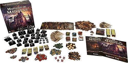 Asmodee Mansions of Madness Board Game (2nd Edition) - Dive into Lovecraftian Horror and Mystery with Cooperative Gameplay! Ages 14+ 1-5 Players 2-3 Hour Playtime