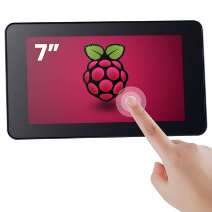 Hosyond 7 Inch Touchscreen IPS DSI Display Compatible with Raspberry Pi 5, 800x480 Capacitive Screen MIPI DSI Driver-Free Interface