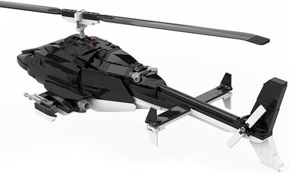 MOC-149250 Air Helicopter Building Blocks Set - 1039 Piece MOC Helicopter Model DIY Creative Assembly Kit for Adults Collectible Display &amp Home Decoration