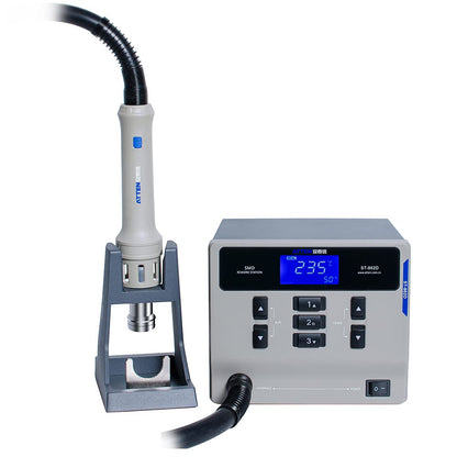ATTEN ST-862D Lead-free Hot Air Gun Soldering Station Intelligent Digital Display 1000W ST862D Rework Station For PCB Chip Soldering Repair