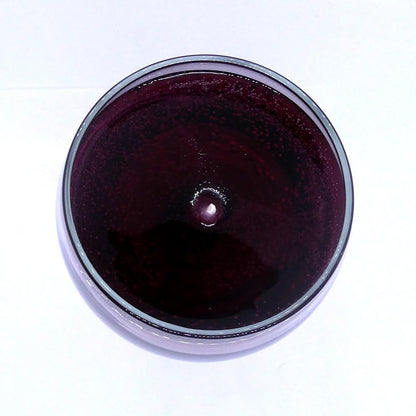 7 Ozs. Merlot Scented Wine Candle in Glass in Clear Gift Box 100+ Hours Made in USA by The Gel Candle Company