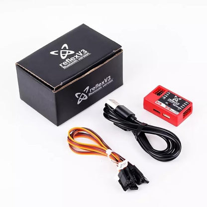Fms RC Airplane Reflex V3 Mini Gyro Flight Control System for Remote Control Aircraft Plane Reflex V3 Stable Flight Controller