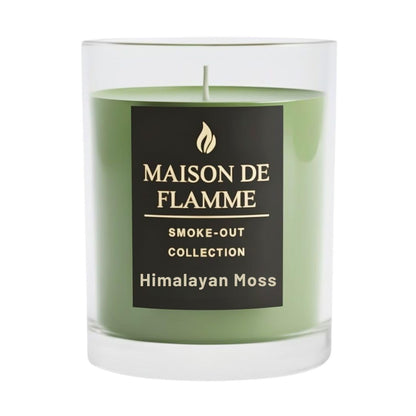 Smoke Odor Eliminating Candle – Himalayan Moss Soy Wax Candle for Kitchen, Apartment & Home Smells, Long Lasting Odor Neutralizing Scented Candle, 150g / 5.3 oz – Maison De Flamme
