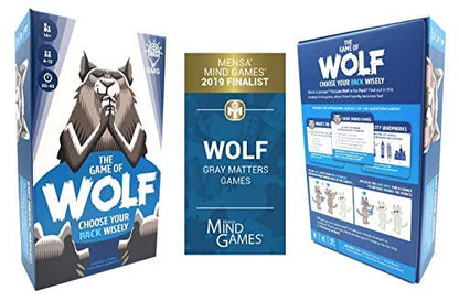Gray Matters Games | The Game of Wolf and Expansion Pack Bundle | Trivia Game for Friends Families and Teens