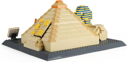 643Pcs Great Pyramid of Giza &amp Sphinx Egypt Building Set World Landmark Architecture Model Collectible Toy for Kids and Adults