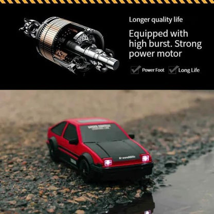 Liberty Imports RC Drift Car 1/24 2.4GHz 4WD Remote Control Sport Racing On-Road Vehicle with LED Light Batteries and Drift Tires (Style 5)