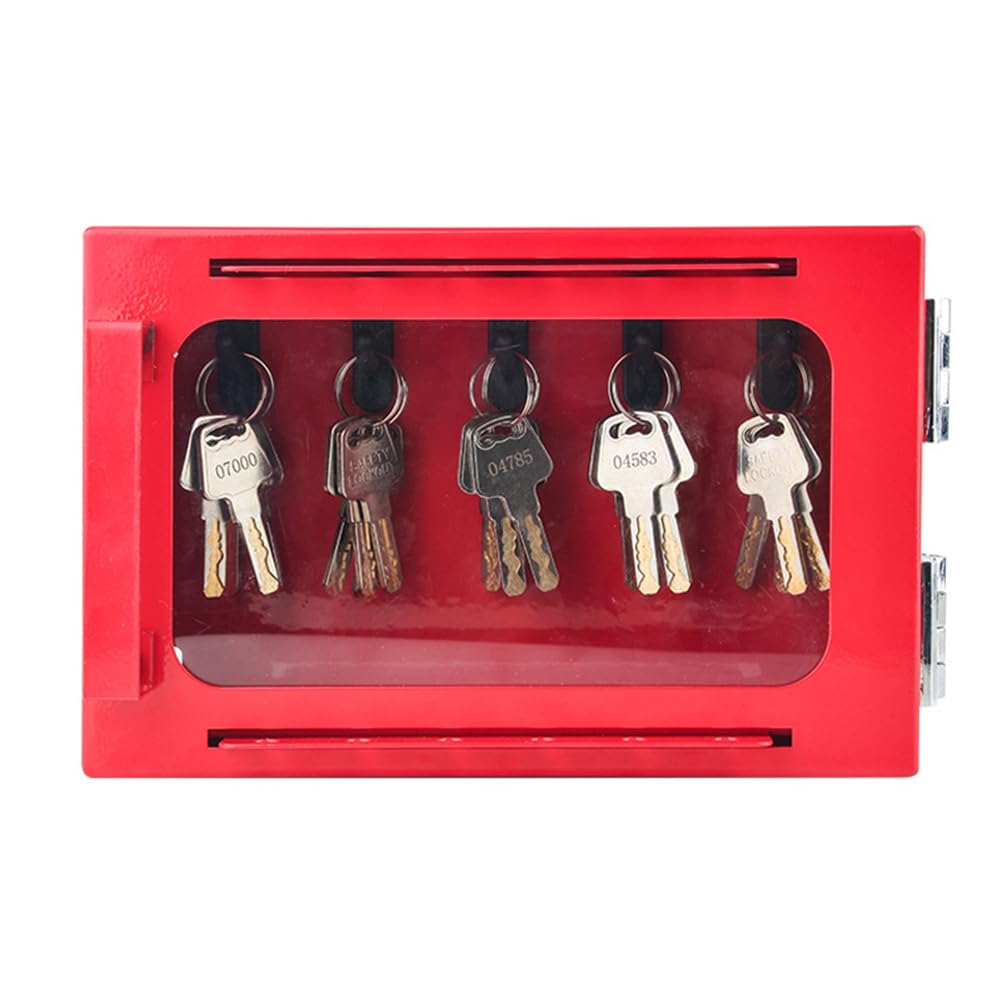 Lockout Tagout Group Lock Box Wall Mount Industrial Scientific Gauge Steel Group Loto Box Visual Acrylic Safety Lock Case