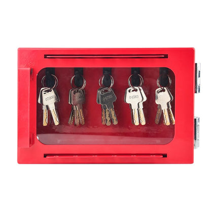 Lockout Tagout Group Lock Box Wall Mount Industrial Scientific Gauge Steel Group Loto Box Visual Acrylic Safety Lock Case