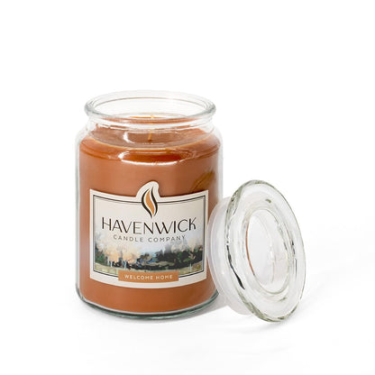Havenwick Welcome Home Soy Blend 22-oz Large Jar Candle, Long Lasting 110-130 Hour Burn Time with Single Cotton Wick, Relaxing Scented Candles for New Home Gift & Housewarming Parties