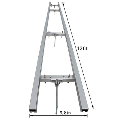 XSLOER Portable Chainsaw Mill 12FT Rail Mill Guide System