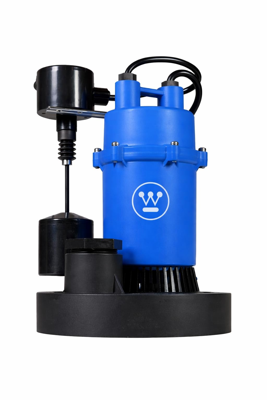 Westinghouse Sump Pump 1/2 HP 69 GPM Submersible Water Pump Automatic Vertical Float Switch Heavy Duty Basement Crawl Space Flood Removal Pump High Flow Water Drainage