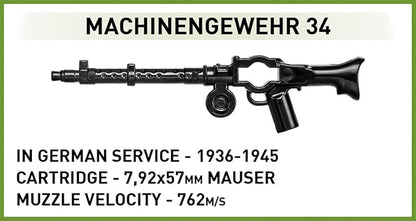 COBI Historical Collection WWII Sd.Kfz. 124 Wespe Tank Building Set 855 Pieces
