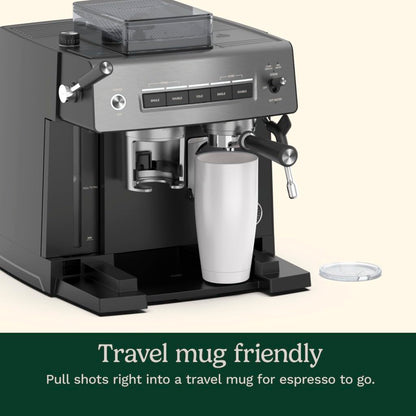 Cuisinart Espresso Bar Grind & Brew Espresso Machine, 16 Grind Settings from Fine to Coarse, Makes Hot or Cold Cafe-Quality Beverages at Home Including Cappuccino, Lattes and Cold Coffee, EM-640