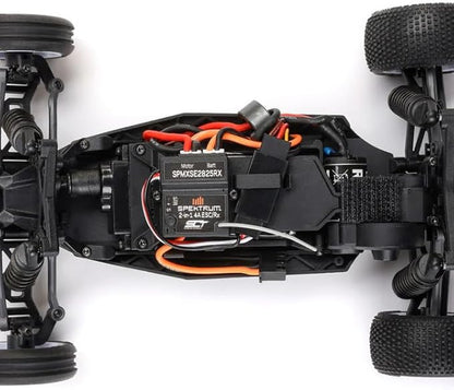 Helidirect Losi RC Car Micro-B 2WD Brushed Mini RC Buggy 1/24 Scale RTR Assemble Kit - Remote Control Car RC Cars Micro Racing RC Buggy 1/24 Scale (White - LOS00007T1)