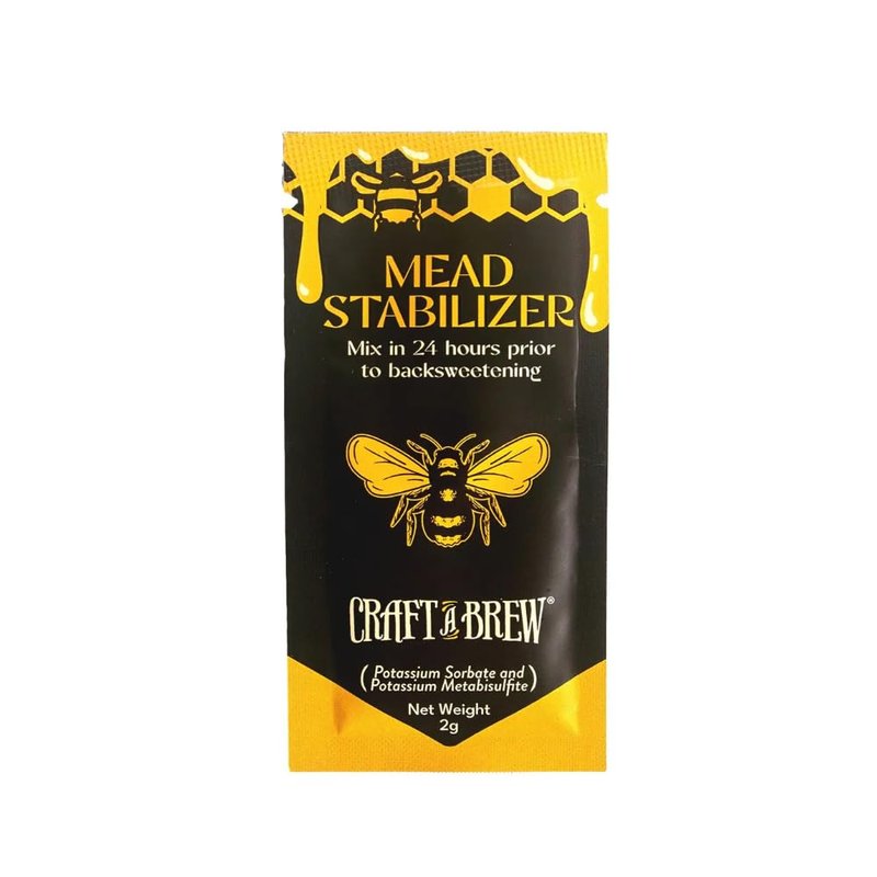 Craft A Brew - Mead Stabilizer - Potassium Sorbate & Potassium Metabisulfite - For At-Home Brewing
