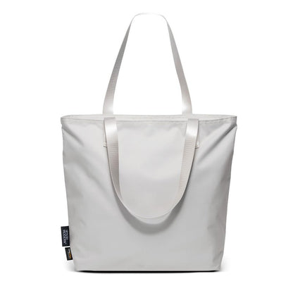 Simple Modern Tote Bag for Women | Medium Water-Resistant Laptop Purse with Compartments and Zipper Top | Shoulder Bag with Pockets for Work, Travel & School | Almond Birch