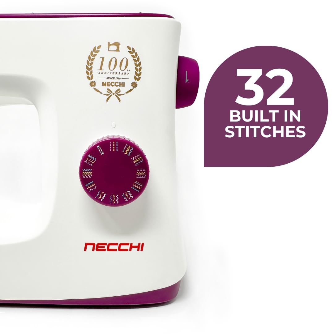 NECCHI K132A Sewing Machine (K Series) - 100 Years Anniversary Edition