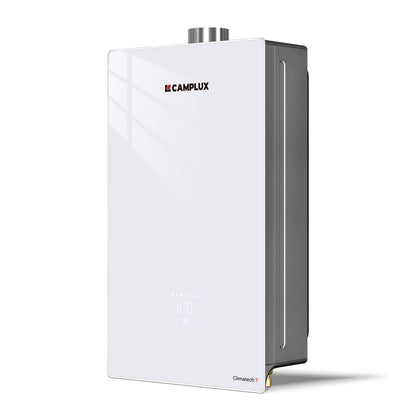 CAMPLUX Climatech 7 170,000 BTU(Real Data) Tankless Water Heater Propane, 6.86 GPM Up to 7.6 GPM, CSA Certified Residential On-Demand Instant Tankless Hot Water Heater Propane Indoor, 4-6 Outlets