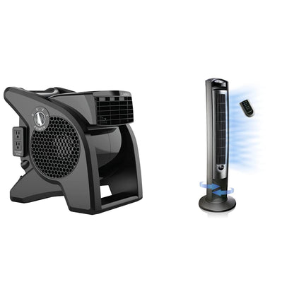 Lasko High Velocity Pivoting Blower Fan 42" Oscillating Tower Fan Bundle