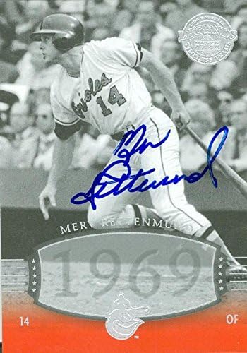 Sports Memorabilia Autograph Warehouse 247117 MERV Rettenmund Autographed Baseball Card - Baltimore Orioles 2004 Upper Deck - No. 42 Timeless Teams 1969