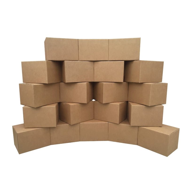 UBMOVE Medium Moving Boxes 18"L x 14"W x 12"H 20-Pack Corrugated Cardboard Box for Shipping, Mailing, Packing, Packaging and Storage