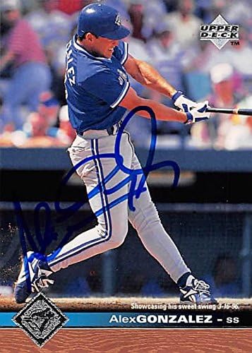 Sports Memorabilia Autograph Warehouse 343777 Alex Gonzalez Autographed Baseball Card - Toronto Blue Jays FT 1997 Upper Deck No. 513