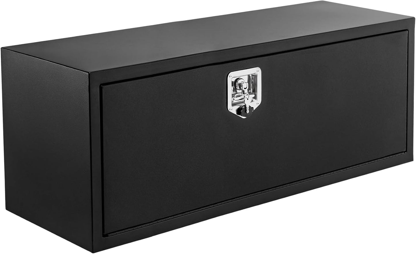 MOVECOM 36 Inch Truck Tool Box,Tool Chest Organizer w/Lock and Keys,T-Handle Lock Heavy Duty Steel Storage Tool Box, For Pickup, Truck Bed, RV, Trailer, Waterproof Box, Durable 36"x 18"x 18" Black