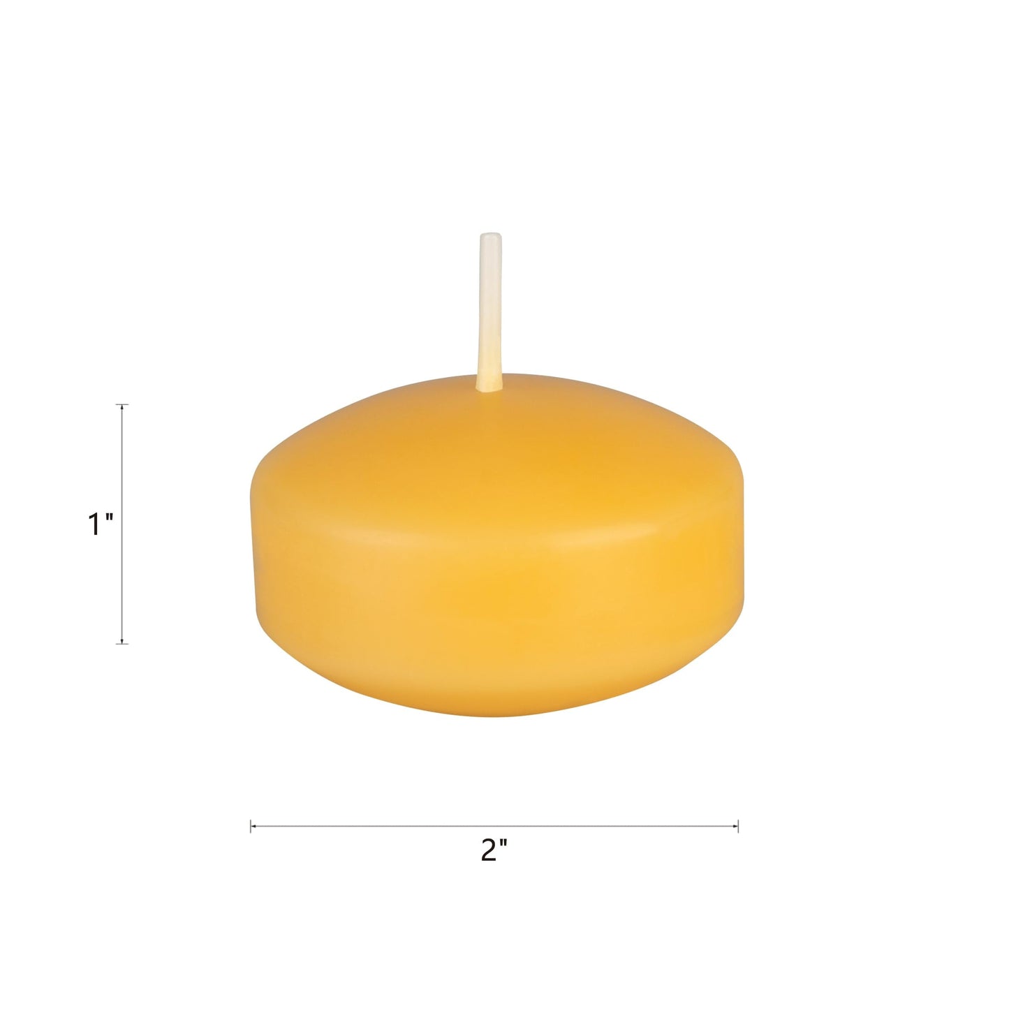 Mega Candles 12 pcs Scented Citronella Floating Candles, Hand Poured Wax Candle 2 Inch Diameter, Indoor & Outdoor Use, Camping, Festivities, Events, Party Usage, Patio, Barbecue BBQ, Picnics