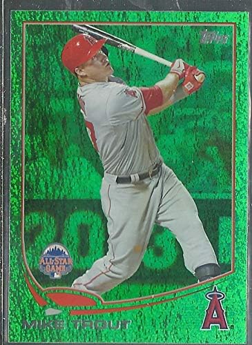 2013 Topps Update #US300 Mike Trout All-Star Emerald Green Foil Parallel