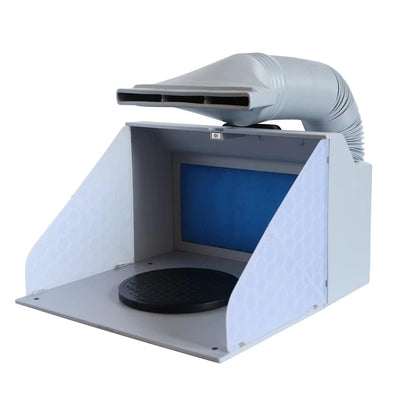 AMTAST Airbrush Spray Booth with Full Transparent Booth High Density Filter Net AMT39