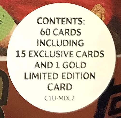 Match Attax 2020 2021 Topps Champions League Soccer Sealed Extra Edition Super Skill Stars Mega Collectors Tin with a Limited Edition Gold Card and 15 Exclusive Cards