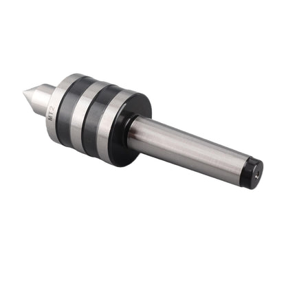 AUNMAS MT2 Live Revolving Center, High Medium Turning Tools Parts for Lathe Tailstock Machine High Speed Turning, 0.01 Accuracy