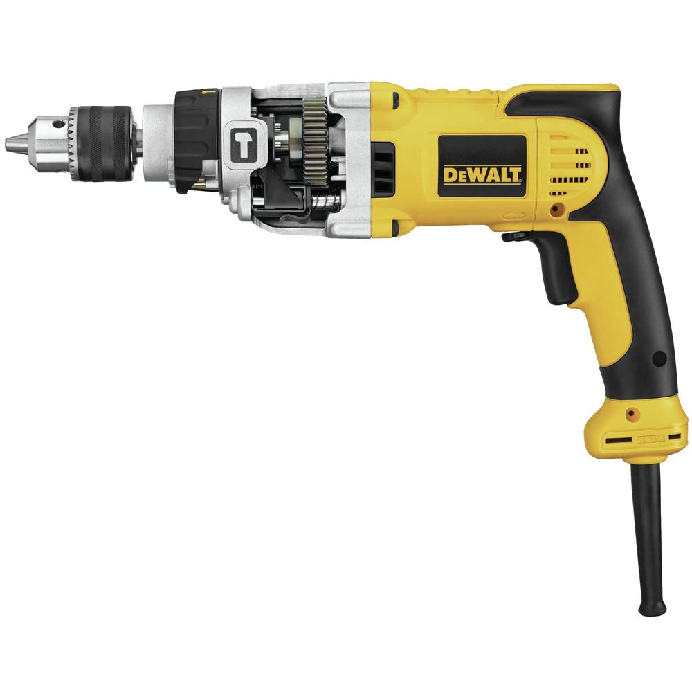 DEWALT Hammer Drill, 1/2-Inch, 10-Amp, Pistol Grip (DWD520)