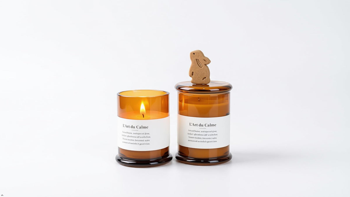 Royal Home Luxury Scented Candle with Wooden Wick in Artistic Glass Jar, Valued Botanic Scented Ornament, Natural Botanical Fragrance, Ocean Retreat Scent with Sea Salt, Coconut, and White Jasmine