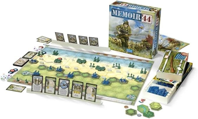 Memoir '44 Board Game - WWII Historical Board Game of Epic Battles! Tabletop Miniatures Strategy Game for Kids &amp Adults Ages 8+ 2-8 Players 30-60 Minute Playtime Made by Days of Wonder