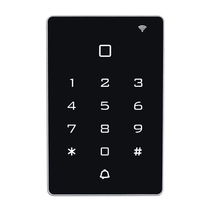 AMOCAM Wireless WiFi Access Control Keypad, Backlight Door Access Control System + 5PCS ID Keychains, Wiegand 26, Password Keypad for House Apartment, TUYA Wireless Entry Security Access Controller