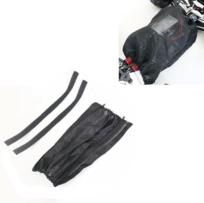 XBERSTAR Dirt Dust Snow Resist Guard Cover for 1/10 ERevo Summit/FOR ARRMA NERO 2.0 Waterproof Dirt Dust Protective Cover (BLACK)