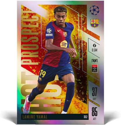 Topps Match Attax Extra 2025 - Mega Tin - 48 Cards Including 4 Exclusive LE Cards. Look Out for relic Cards Inside Lucky tins!