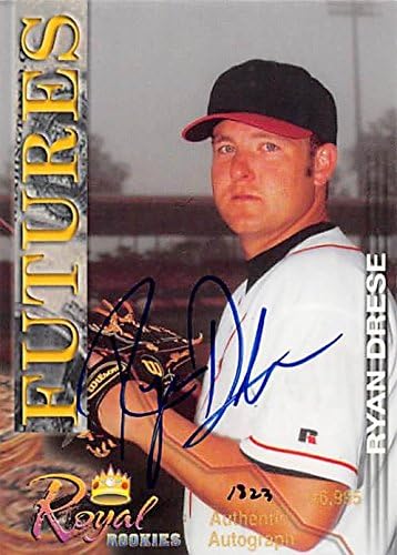 Sports Memorabilia Autograph Warehouse 249378 Ryan Drese Autographed Baseball Card - Cleveland Indians 2000 Royal Rookies - No. 37